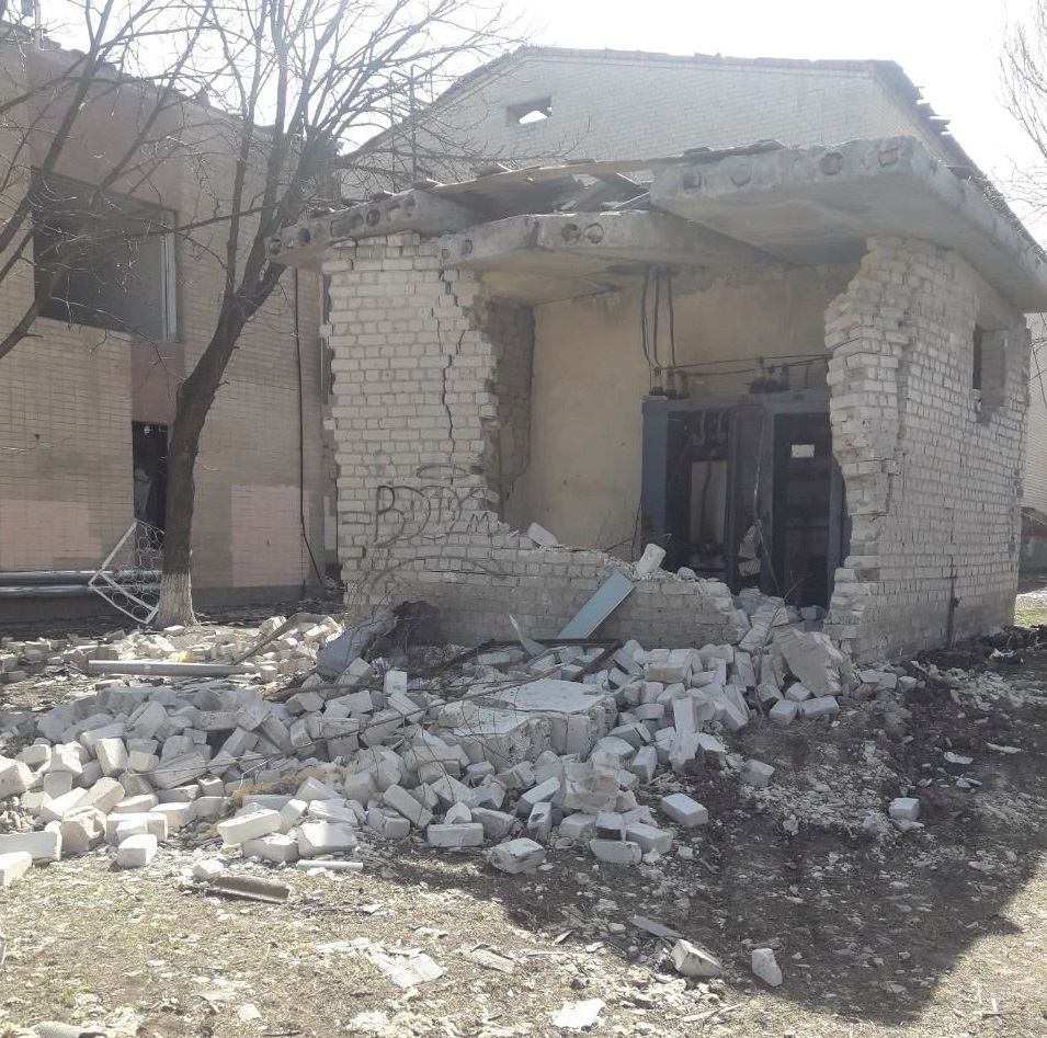 Знищено обстрілами ТП у Пологівському МРРЕМ