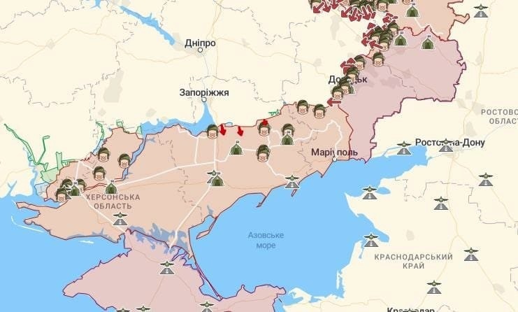 Карта бойових дій 
