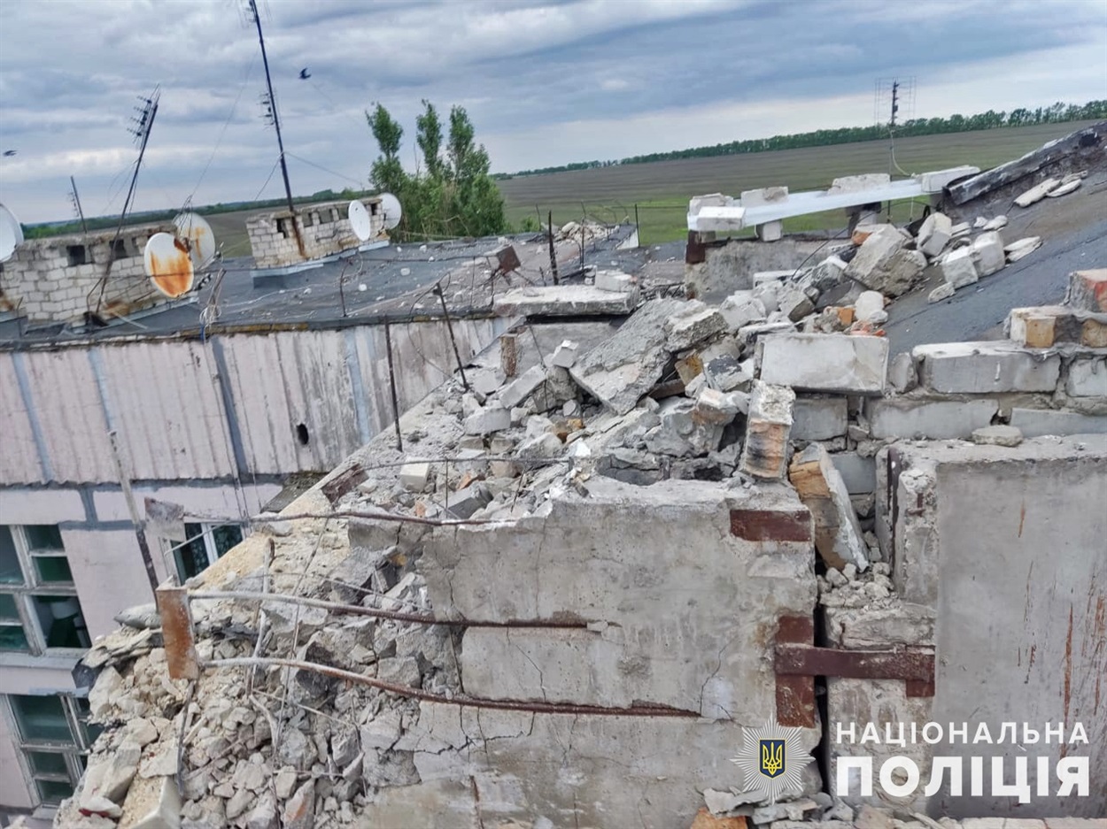 Наслідки обстрілу Запорізького краю 22.05.2023