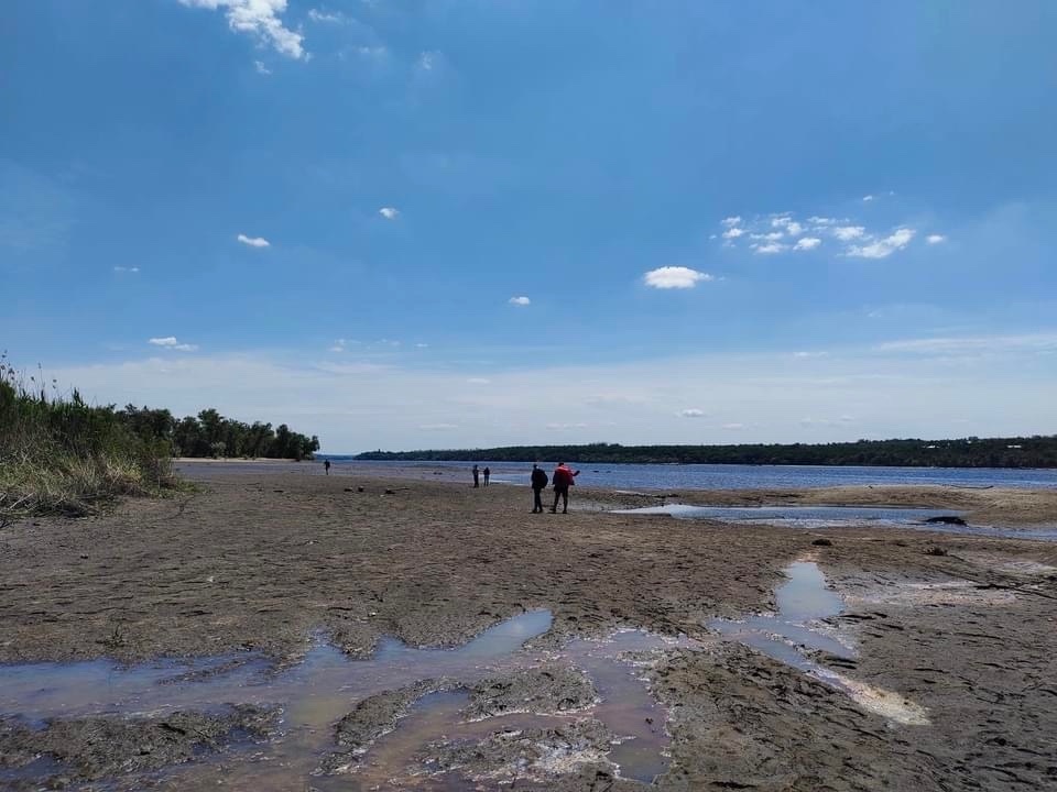 Рівень води у Дніпрі падає, Запоріжжя