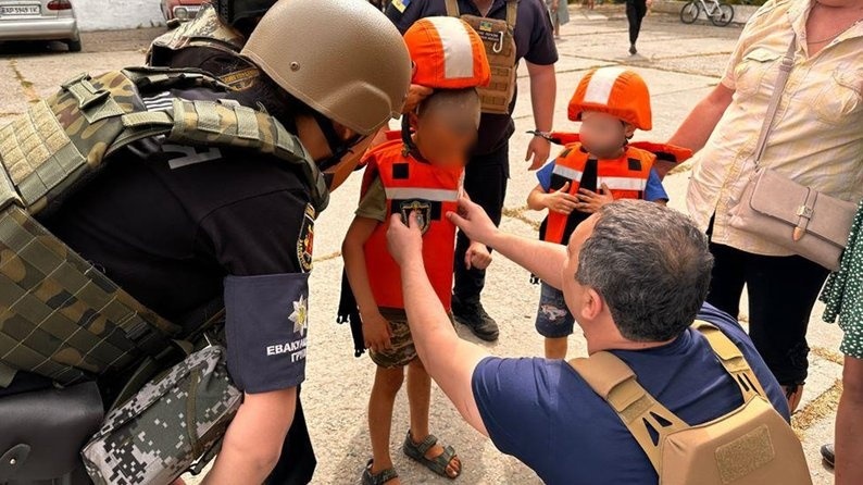 У Запоріжжя евакували дві родини зі Степногірська, 31.08.2023.