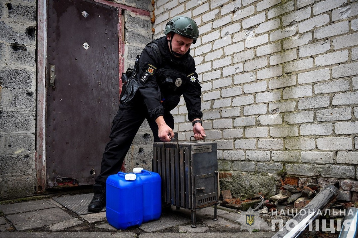 Доставка буржуйок на прифронтову територію