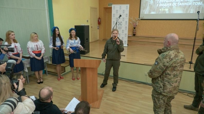 Юлія Лапутіна на відкритті Центру ветеранського розвитку у Запоріжжі, 25.01.2024. 
