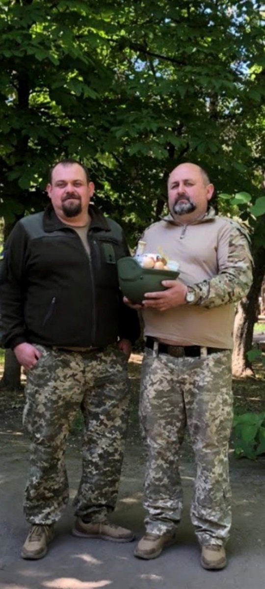 Старший син Юрій з батьком Тарасом Йосиповичем